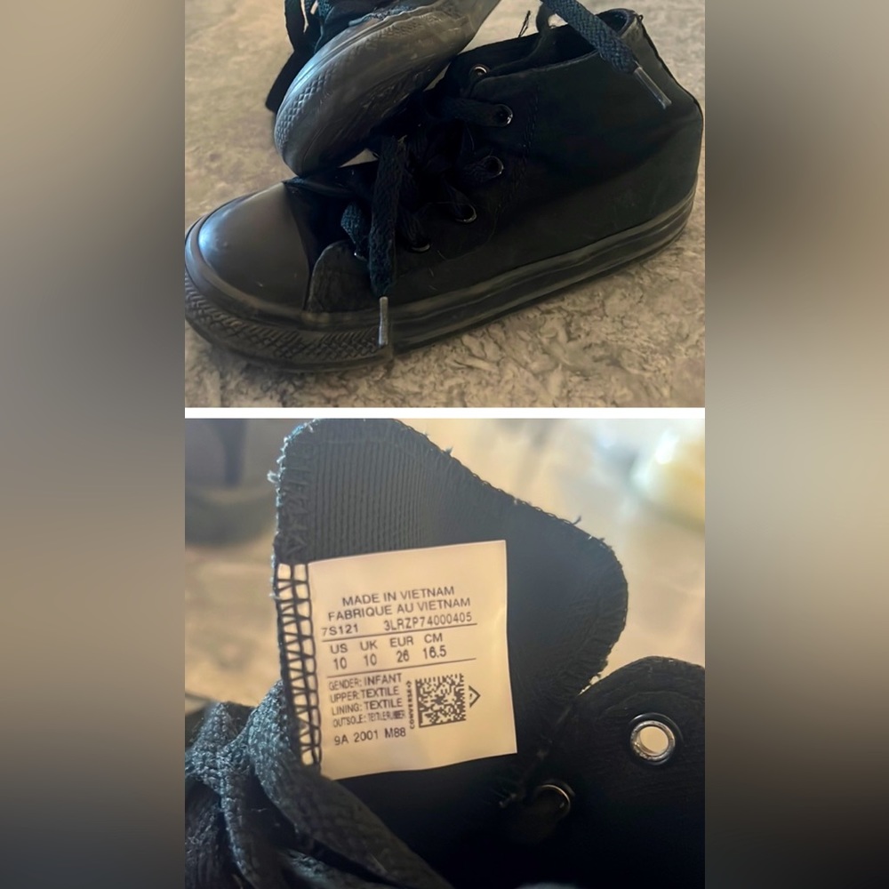 Size 10 converse chuck Taylor's